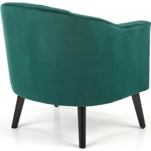 Fauteuil Aric - Vert foncé/noir + Nettoyage textile pour meubles Fauteuil Aric - Vert foncé/noir + Nettoyage textile pour meubles