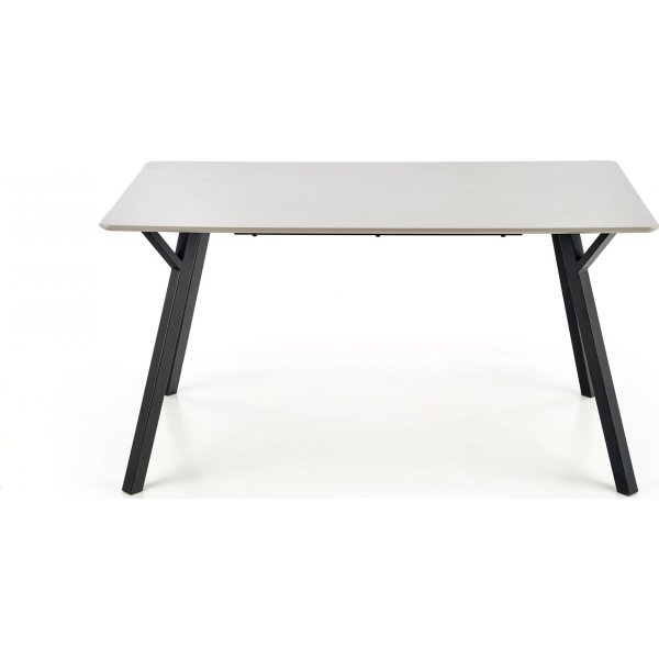 Table à manger Valarauk 140 cm - Gris clair/noir Table à manger Valarauk 140 cm - Gris clair/noir