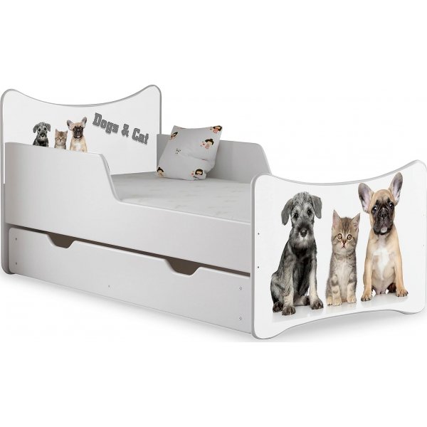 Barnsäng Teddy - Valfri storlek & dekal Barnsäng Teddy - Valfri storlek & dekal