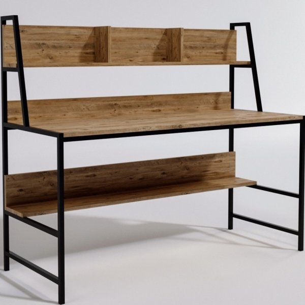 Bureau Demir 140 x 60 cm - Chêne Bureau Demir 140 x 60 cm - Chêne