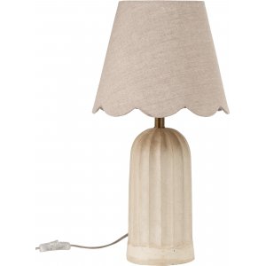 Lampe de table Haley / Beige - 50 cm