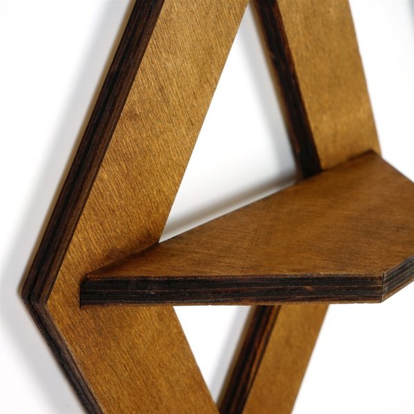 Rafa wandplank 260 Walnoot