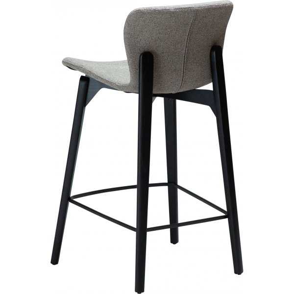 Chaise de comptoir Paragon - Bouclé terre galet Chaise de comptoir Paragon - Bouclé terre galet