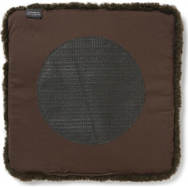 Curly sittdyna med stoppning Brun - 40 x 40 cm Curly sittdyna med stoppning Brun - 40 x 40 cm
