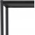 Seaford bokhylla 77x185 cm - Ask/svart