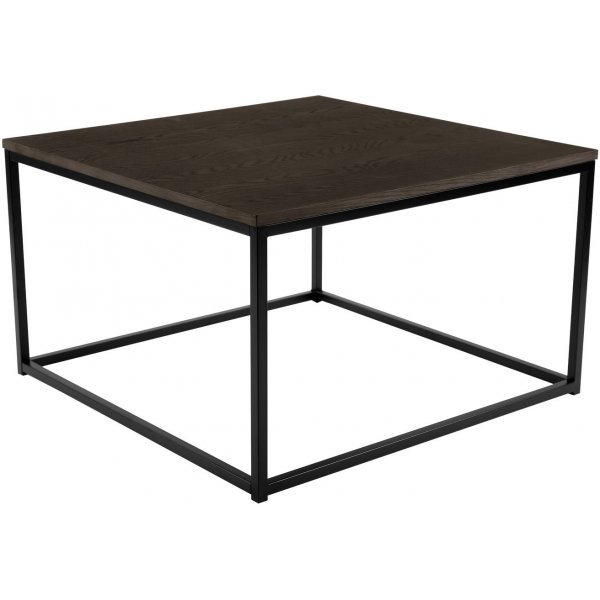 Table basse Natalie 80 cm - Placage chne marron fonc