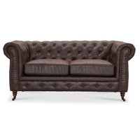 Chesterfield Cambridge 2-sits soffa - Vintage tyg Chesterfield Cambridge 2-sits soffa - Vintage tyg