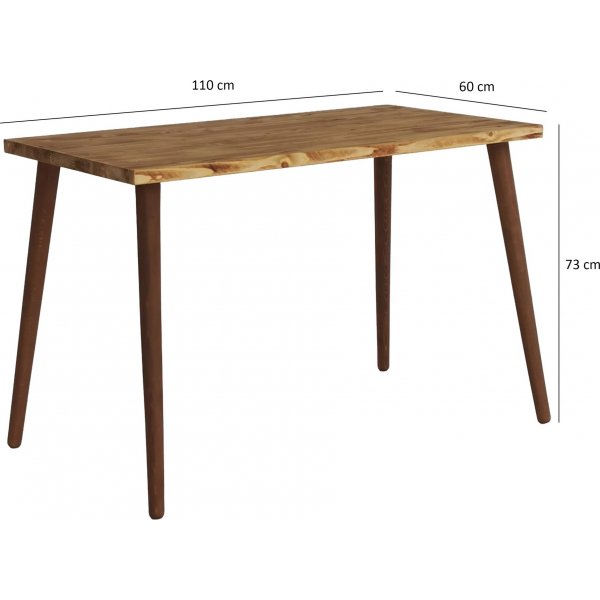 Cozy skrivbord 110x60 cm - Ek Cozy skrivbord 110x60 cm - Ek