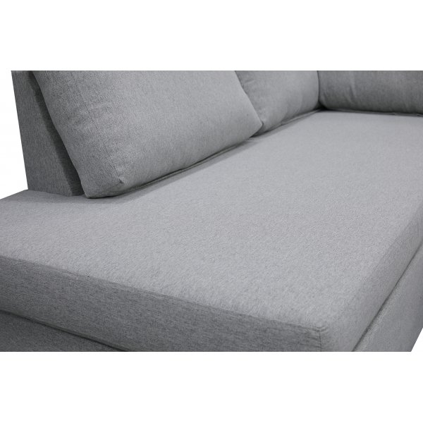 U-soffa med förvaring 367 cm grå + Fläckborttagare för möbler U-soffa med förvaring 367 cm grå + Fläckborttagare för möbler