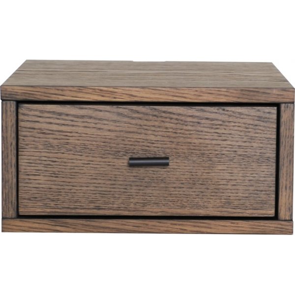 Regal nachtkastje - Bruin gelakt eikenfineer