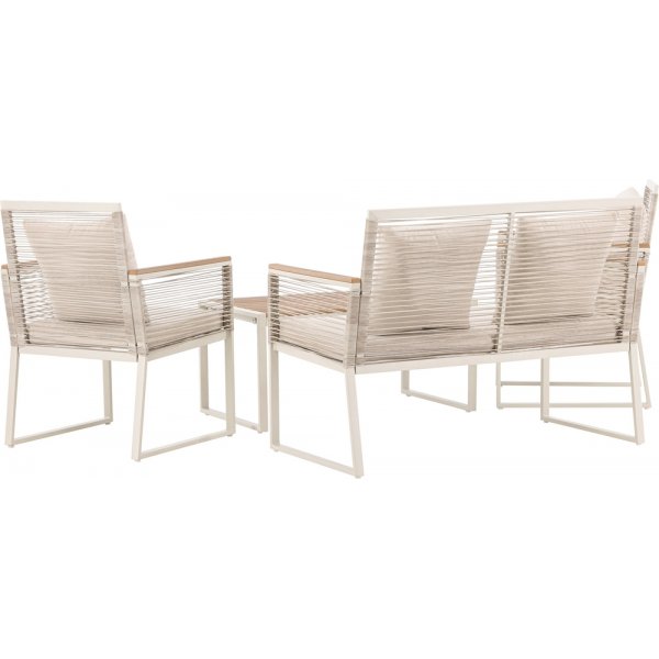 Dallas soffgrupp - Beige/ljusgrå Dallas soffgrupp - Beige/ljusgrå