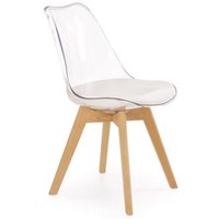Stol Almina - Transparent/bok Stol Almina - Transparent/bok
