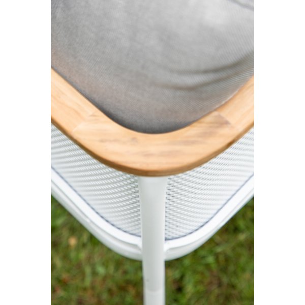 Groupe lounge Nettan - Blanc/gris clair Groupe lounge Nettan - Blanc/gris clair