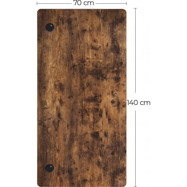 Plateau de bureau Eleonore 140 x 70 cm - Marron