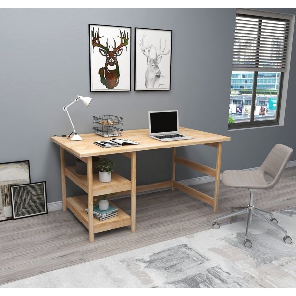 City skrivbord 120x55 cm - Furu