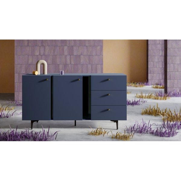 Buffet Colors 160 cm - Bleu