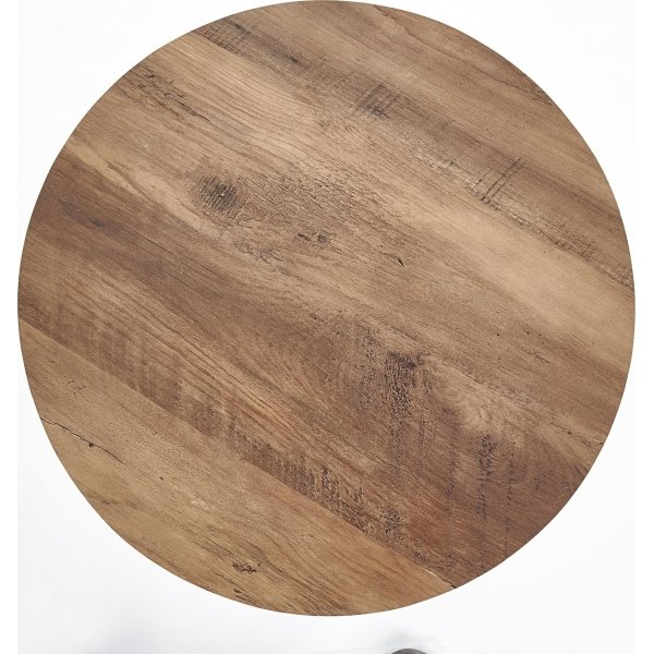 Bobby sidobord Ø40 cm - Valnöt/svart Bobby sidobord Ø40 cm - Valnöt/svart