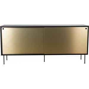 Volume sideboard 178 cm - Svart/mässing - Svart