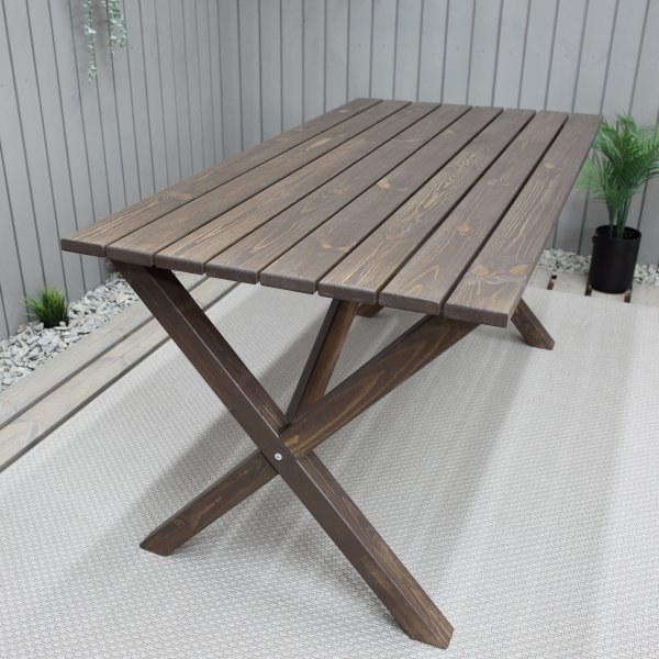 Table  manger Scottsdale 150 cm - Marron