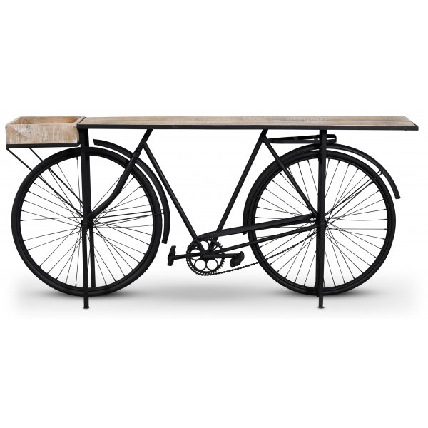 Vintage Cykel Barbord - Svart/mango