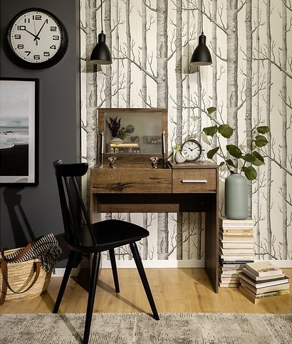Nepo Plus sminkbord 80 x 40 cm - Mörk ek Nepo Plus sminkbord 80 x 40 cm - Mörk ek