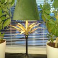 Kundbild Palm bordslampa H52 cm - Guld vintage: Är väldigt nöjd med min lampfot.