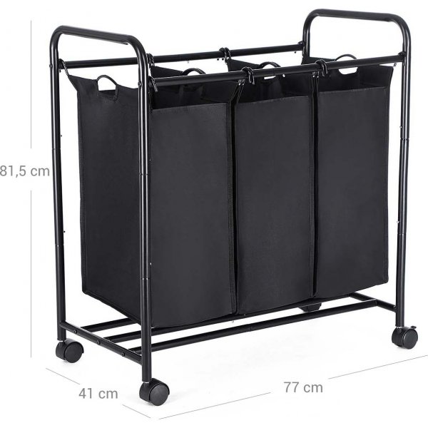 Elwira tvättkorg - Svart Elwira tvättkorg - Svart