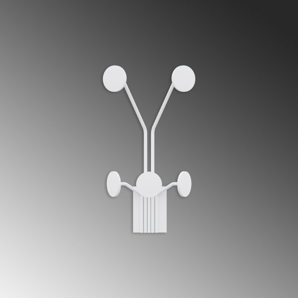 Cintre girafe - Blanc Cintre girafe - Blanc