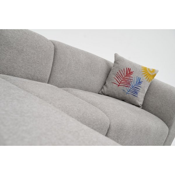 Linden divansoffa v�nster - Ljusgr�