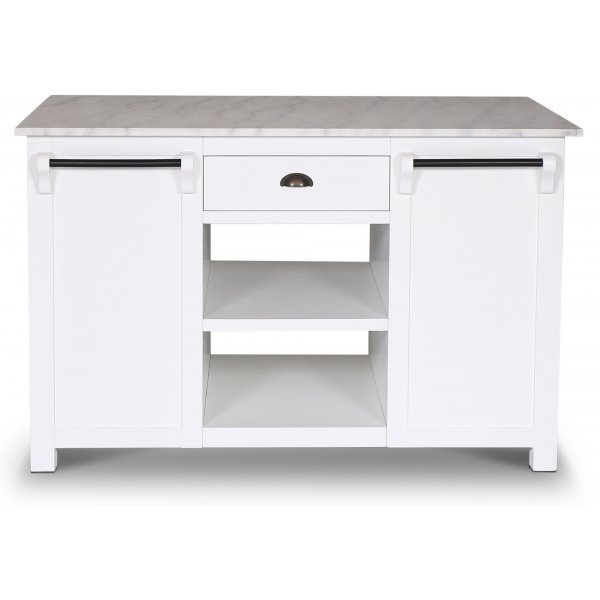 Heritage köksö med vit marmorskiva Heritage köksö med vit marmorskiva