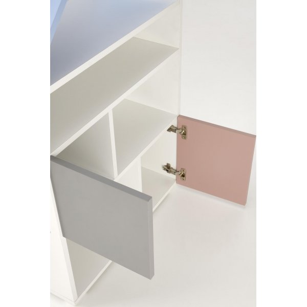 Fati bokhylla H115 cm - Flerfärgad Fati bokhylla H115 cm - Flerfärgad