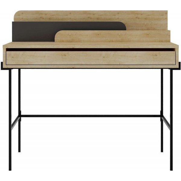 Leila skrivbord 108x60 cm - Ek/antracit