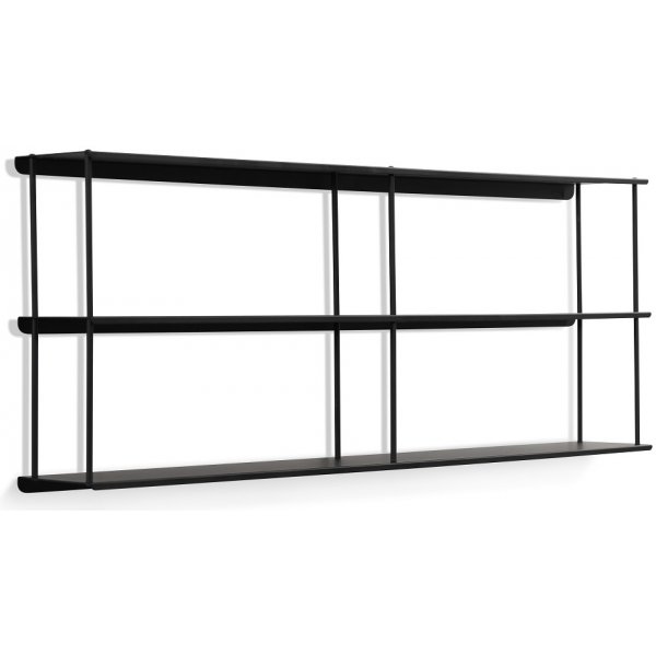 Elliot svart vgghylla i metall