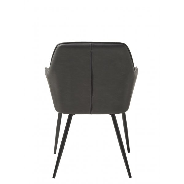 Boston Fauteuil in grijs PU Boston Fauteuil in grijs PU
