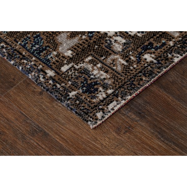 Tapis tissé plat Tibet Aztèque Multicolore Tapis tissé plat Tibet Aztèque Multicolore