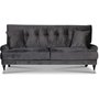 Adena 2-sits soffa - Mrkgr sammet