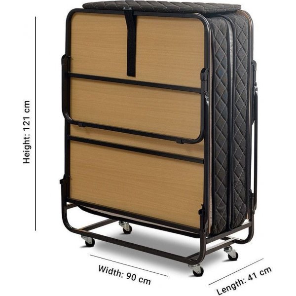 Catalaans opklapbed - Wit/zwart