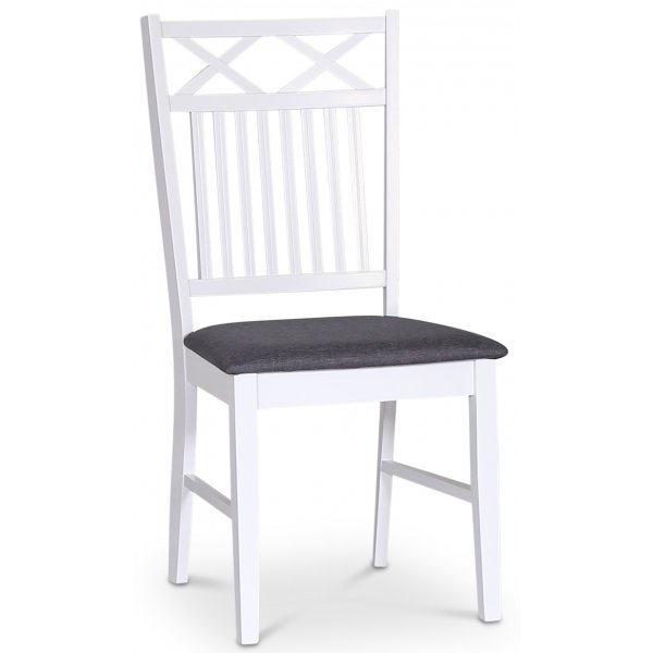 Klaffbord vitt med 4 stolar - Sandhamn + 4.00 x Stolsdyna