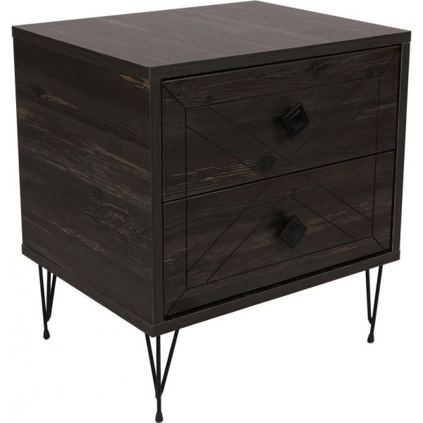 Luna sngbord - Mrkbrun