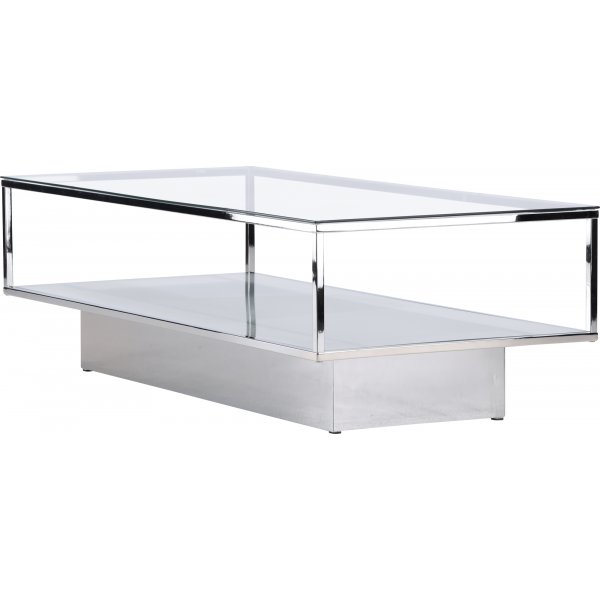 Maglehem soffbord 130 x 60 cm - Silver Maglehem soffbord 130 x 60 cm - Silver