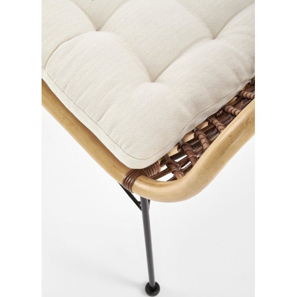 Brody utestol - Rotting/svart + Textilrengöring för möbler Brody utestol - Rotting/svart + Textilrengöring för möbler