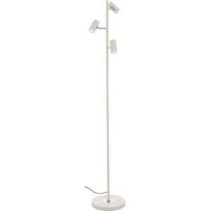 Gusto 3-arm golvlampa - Vit/krom