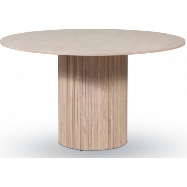 Pose matbord 130 cm - Whitewash ek