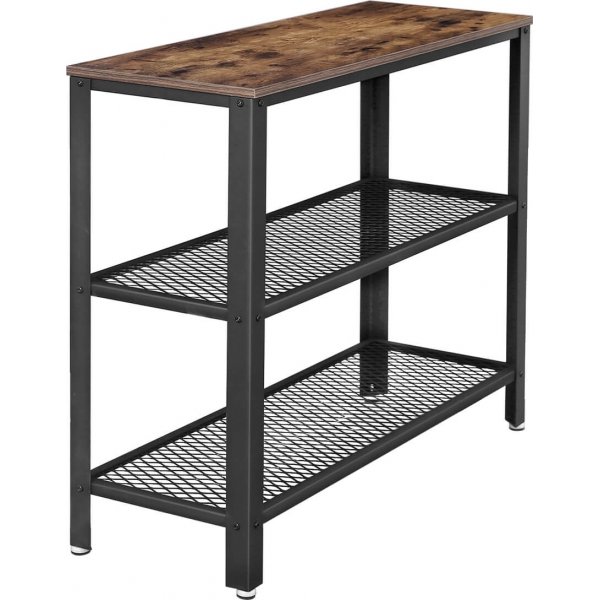 Lasse consoletafel 101,5 x 35 cm - Bruin/zwart