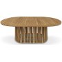 Salt ovalt matbord i teak - 200 cm