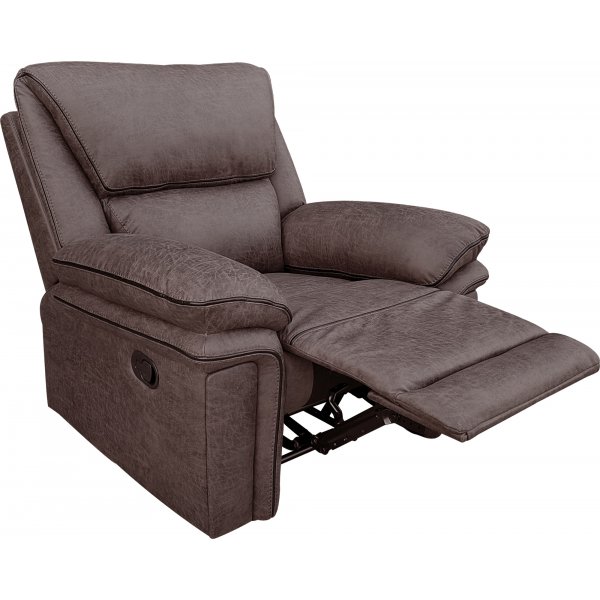Reclinerfåtölj brun (Mikrofiber) - Riverdale Reclinerfåtölj brun (Mikrofiber) - Riverdale