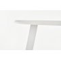 Muriel runt matbord 120 cm - Vit