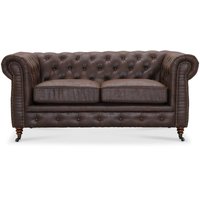 Chesterfield Cambridge 2-sits soffa - Vintage tyg Chesterfield Cambridge 2-sits soffa - Vintage tyg