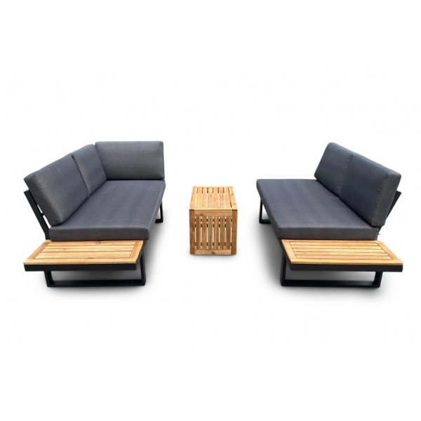 Monte Carlo utegrupp modulsoffa med bord Monte Carlo utegrupp modulsoffa med bord