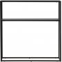 Georgetown sidobord 30 x 80 cm - Svart